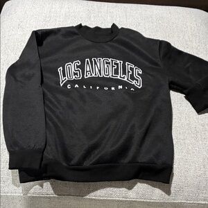 Women's Black Los Angeles California Sweatshirt